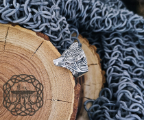 Sterling Silver Viking Wolf Ring. Artisan Norse Jewelry.
