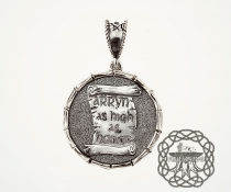 Arryn House Pendant, Sterling Silver Arryn Necklace, Game of Thrones Jewelry