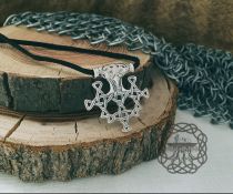 Viking Mjolnir Necklace Replica from Hiddensee. Sterling Silver Thor Hammer Pendant.