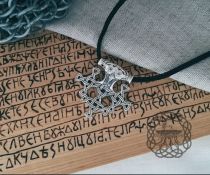 Viking Mjolnir Necklace Replica from Hiddensee. Sterling Silver Thor Hammer Pendant.