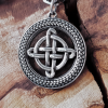 Sterling Silver Celtic Knot Pendant. Seasonal Symbol Necklace.