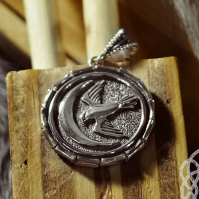 Arryn House Pendant, Sterling Silver Arryn Necklace, Game of Thrones Jewelry