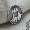 Silver Faceless Man Coin Pendant, Game of Thrones Valar Morghulis Necklace, Valar Dohaeris Coin