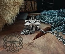 Cat Pendant Cat Medallion Sterling Silver Pendant Cosplay Pendant Cat Necklace Cat School