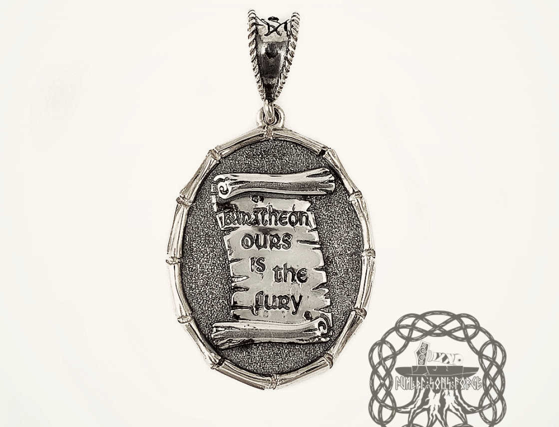 House Baratheon Pendant, Game of Thrones Pendant, House Baratheon Necklace, Game of Thrones Jewelry, Sterling Silver Pendant