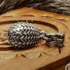 Dragon Egg Pendant, Game of Thrones Jewelry, Drogon, Rhaegal, Viserion, Sterling Silver Pendant, Dragons Amulet