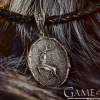 House Baratheon Pendant, Game of Thrones Pendant, House Baratheon Necklace, Game of Thrones Jewelry, Sterling Silver Pendant
