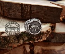 House Tully Ring, Sterling Silver Ring, Game of Thrones Jewelry, Tully House Amulet, Game of Thrones Ring