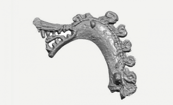 The Birka dragonhead