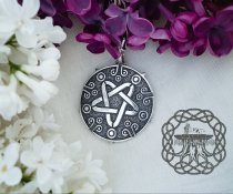 Yennefer Pendant Yennefer Necklace The Witcher inspired The Witcher Medallion Yennefer Cosplay Witcher Necklace Sterling Silver Pendant