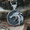 Wolf School Medallion Wolf Pendant Cosplay Pendant Sterling Silver Witcher Wolf School Necklace Witcher Medallion Witcher Pendant