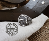 House Tully Ring, Sterling Silver Ring, Game of Thrones Jewelry, Tully House Amulet, Game of Thrones Ring