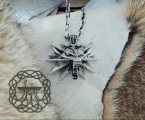 Wolf Pendant Wolf Necklace Sterling Silver Pendant Wolf Jewelry Wolf School