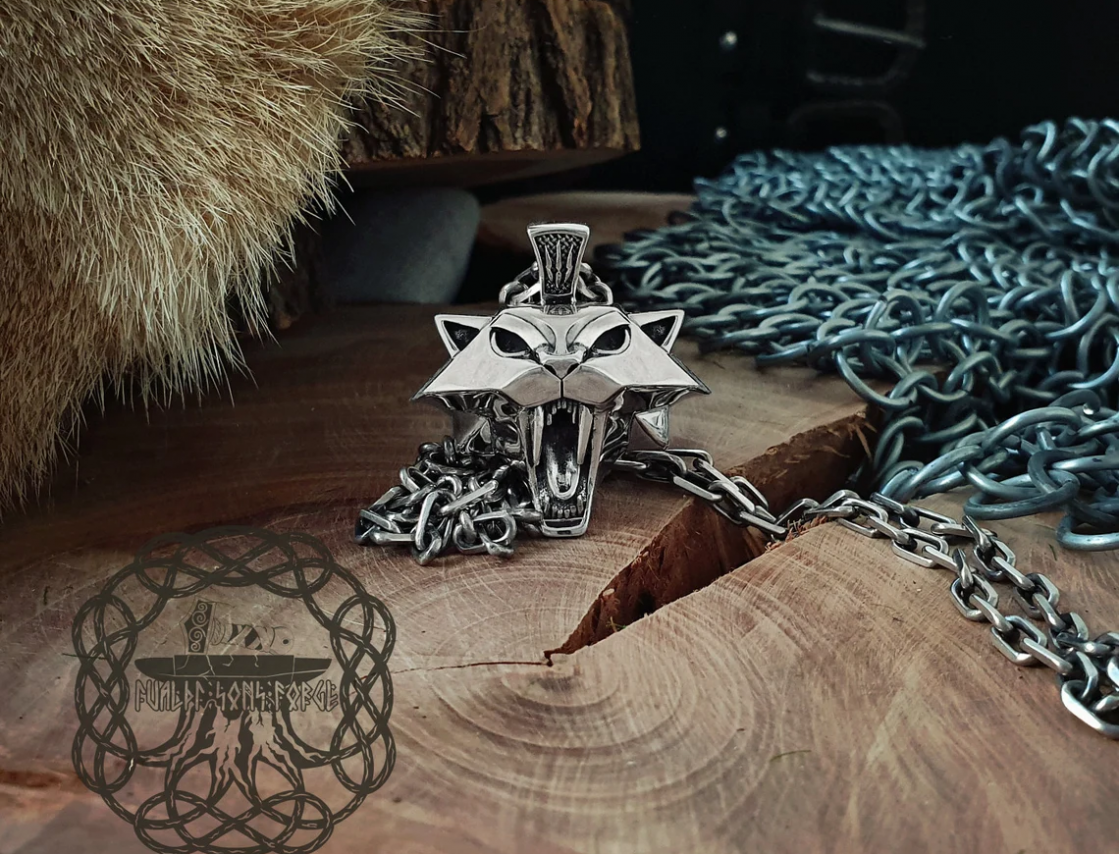 Cat Pendant Cat Medallion Sterling Silver Pendant Cosplay Pendant Cat Necklace Cat School