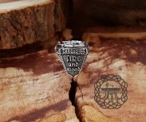 House Targaryen Ring, Sterling Silver Ring, Game of Thrones Jewelry, Targaryen House Amulet, Daenerys Targaryen, Fire and Blood