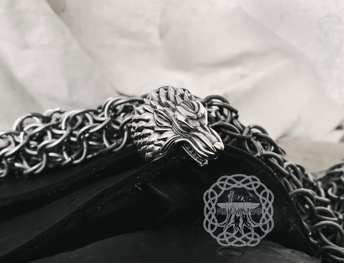 House Stark Direwolf Ring Sterling Silver Stark Ring Jon Snow Winterfell Ring Wolf Ring