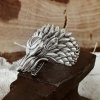 House Stark Direwolf Ring Sterling Silver Stark Ring Jon Snow Winterfell Ring Wolf Ring