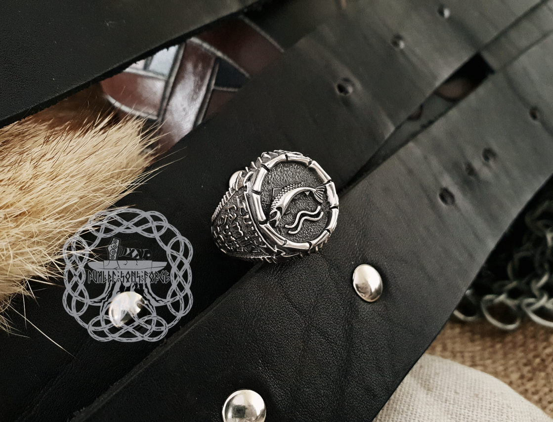 House Tully Ring, Sterling Silver Ring, Game of Thrones Jewelry, Tully House Amulet, Game of Thrones Ring