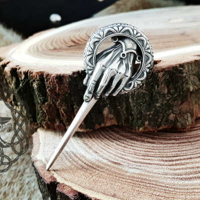 Hand of the King Brooch, Game of Thrones Jewelry, Game of Thrones Brooch, Kings Hand Pin, Game of Thrones Pin, Sterling Silver Brooch