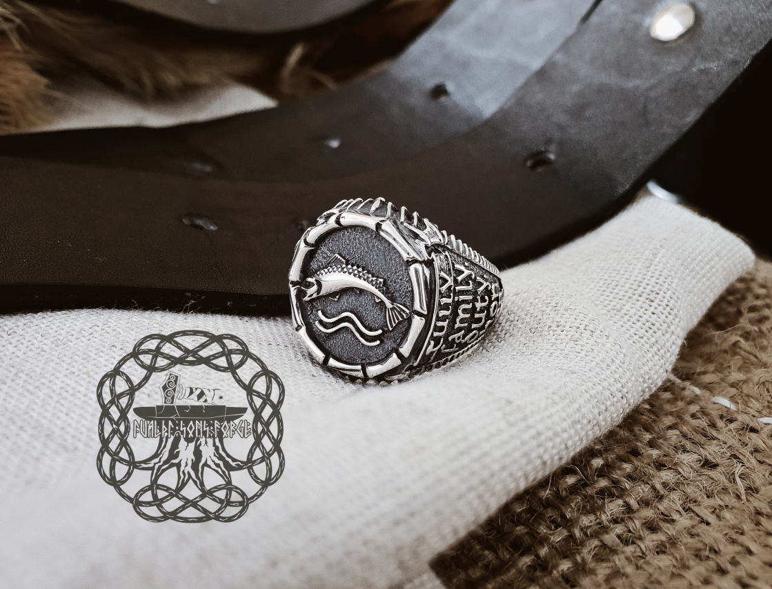 House Tully Ring, Sterling Silver Ring, Game of Thrones Jewelry, Tully House Amulet, Game of Thrones Ring
