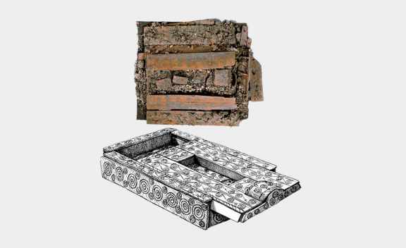 Bone inlaid box