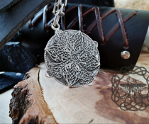 Handmade Sterling Silver Celtic Flower Pendant