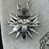 Wolf Pendant Wolf Necklace Sterling Silver Pendant Wolf Jewelry Wolf School