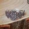 Handmade Sterling Silver Celtic Knot Ring. Triskele Artisan Design.