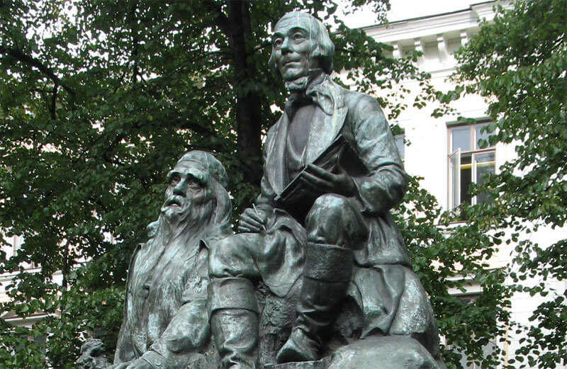 Memorial to Elias Lonnrot, Helsinki Memorial to Elias Lonnrot, Helsinki